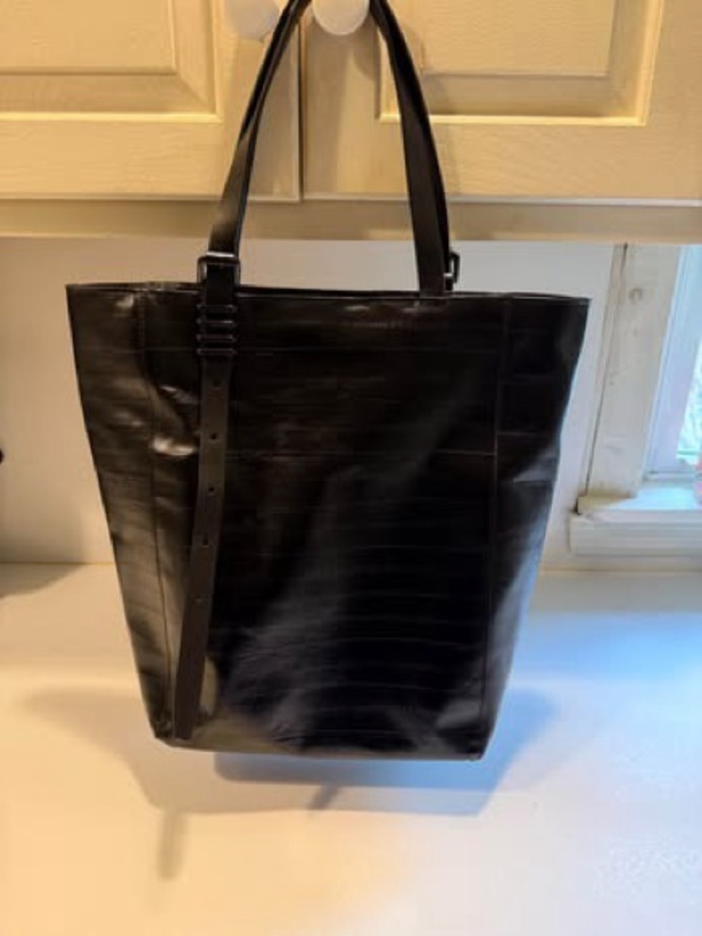 Rebecca Minkoff Black Leather Tote Bag